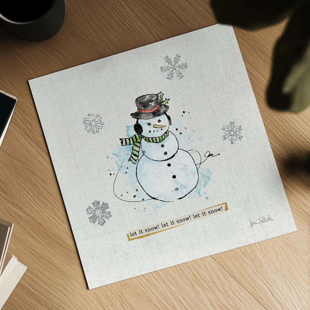 Thoughtfully Frozen III by Katie Pertiet. Shown as a detailed flat fine art print, highlighting archival giclee quality. Available as an archival giclee rolled canvas, fine art paper, or poster print. SKU 39043a.