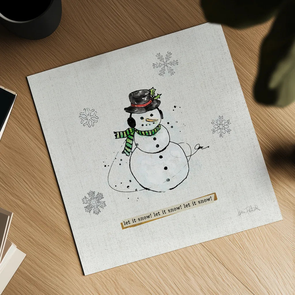 Thoughtfully Frozen III v2 by Katie Pertiet. Shown as a detailed flat fine art print, highlighting archival giclee quality. Available as an archival giclee rolled canvas, fine art paper, or poster print. SKU 53534a.