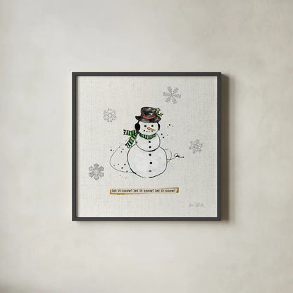 Thoughtfully Frozen III v2 by Katie Pertiet. Shown in a sleek black glass frame for a contemporary gallery look. Available as an archival giclee rolled canvas, fine art paper, or poster print. SKU 53534a.