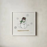 Thoughtfully Frozen III v2 by Katie Pertiet. Shown in a crisp white glass frame for a clean and minimalist style. Available as an archival giclee rolled canvas, fine art paper, or poster print. SKU 53534a.