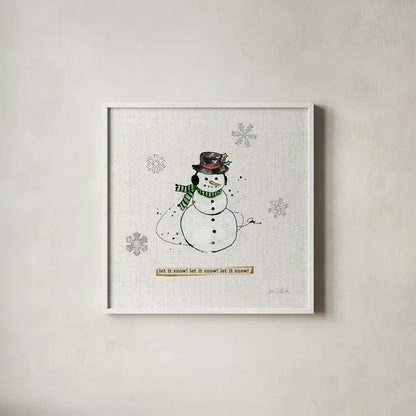 Thoughtfully Frozen III v2 by Katie Pertiet. Shown in a crisp white glass frame for a clean and minimalist style. Available as an archival giclee rolled canvas, fine art paper, or poster print. SKU 53534a.