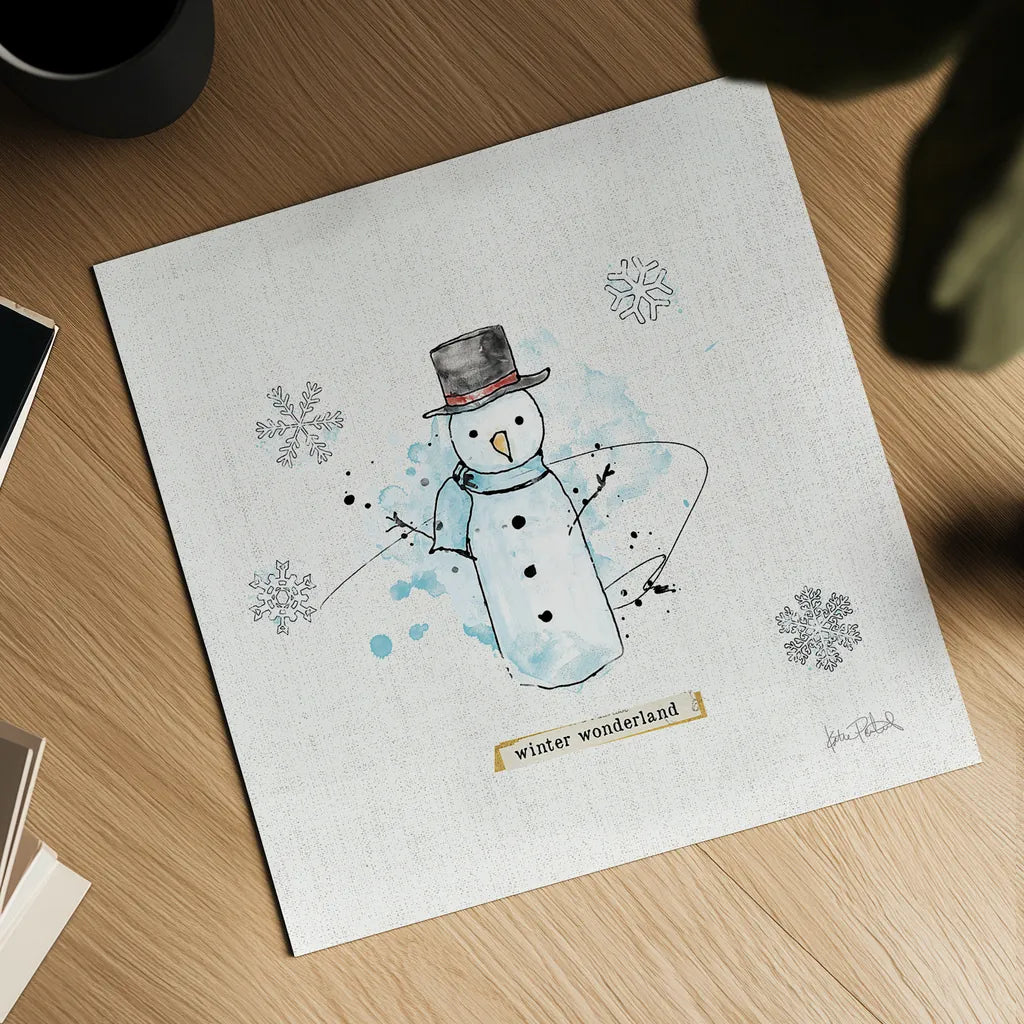 Thoughtfully Frozen IV by Katie Pertiet. Shown as a detailed flat fine art print, highlighting archival giclee quality. Available as an archival giclee rolled canvas, fine art paper, or poster print. SKU 39044a.