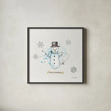 Thoughtfully Frozen IV by Katie Pertiet. Shown in a sleek black glass frame for a contemporary gallery look. Available as an archival giclee rolled canvas, fine art paper, or poster print. SKU 39044a.