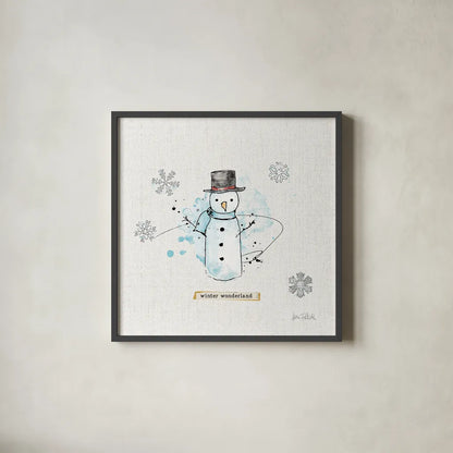 Thoughtfully Frozen IV by Katie Pertiet. Shown in a sleek black glass frame for a contemporary gallery look. Available as an archival giclee rolled canvas, fine art paper, or poster print. SKU 39044a.