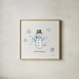 Thoughtfully Frozen IV by Katie Pertiet. Shown in a natural wood glass frame for a timeless modern aesthetic. Available as an archival giclee rolled canvas, fine art paper, or poster print. SKU 39044a.