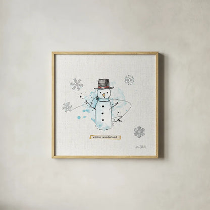 Thoughtfully Frozen IV by Katie Pertiet. Shown in a natural wood glass frame for a timeless modern aesthetic. Available as an archival giclee rolled canvas, fine art paper, or poster print. SKU 39044a.