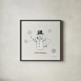 Thoughtfully Frozen IV v2 by Katie Pertiet. Shown in a sleek black glass frame for a contemporary gallery look. Available as an archival giclee rolled canvas, fine art paper, or poster print. SKU 53535a.