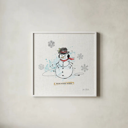 Thoughtfully Frozen V by Katie Pertiet. Shown in a crisp white glass frame for a clean and minimalist style. Available as an archival giclee rolled canvas, fine art paper, or poster print. SKU 39045a.