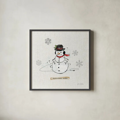 Thoughtfully Frozen V v2 by Katie Pertiet. Shown in a sleek black glass frame for a contemporary gallery look. Available as an archival giclee rolled canvas, fine art paper, or poster print. SKU 53536a.