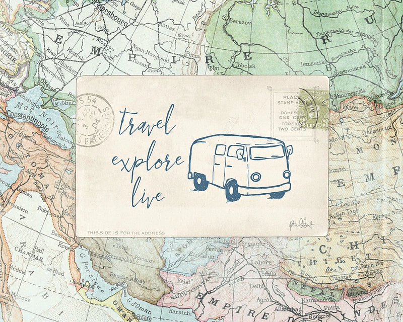 Travel Posts II by Katie Pertiet