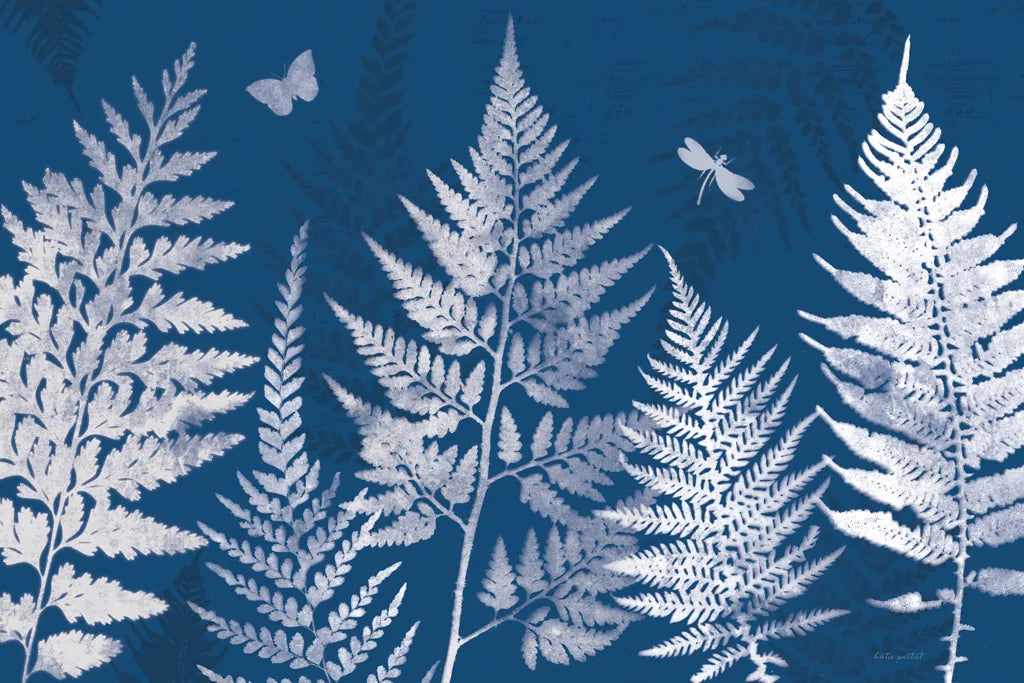 True Blue I by Katie Pertiet. SKU 62861i. Archival Giclee Fine art print for wall decor.