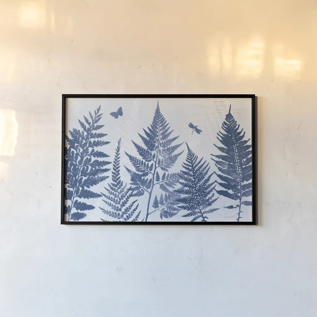 True Blue II by Katie Pertiet. shown as a paper print in a black flame. Available as a archival giclee rolled canvas, fine art paper, or poster print. SKU 62862i.