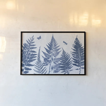 True Blue II by Katie Pertiet. shown as a paper print in a black flame. Available as a archival giclee rolled canvas, fine art paper, or poster print. SKU 62862i.