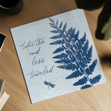 True Blue V by Katie Pertiet. Shown as a detailed flat fine art print, highlighting archival giclee quality. Available as an archival giclee rolled canvas, fine art paper, or poster print. SKU 62865a.