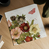 Vintage Petals III by Katie Pertiet. Shown as a detailed flat fine art print, highlighting archival giclee quality. Available as an archival giclee rolled canvas, fine art paper, or poster print. SKU 53936a.