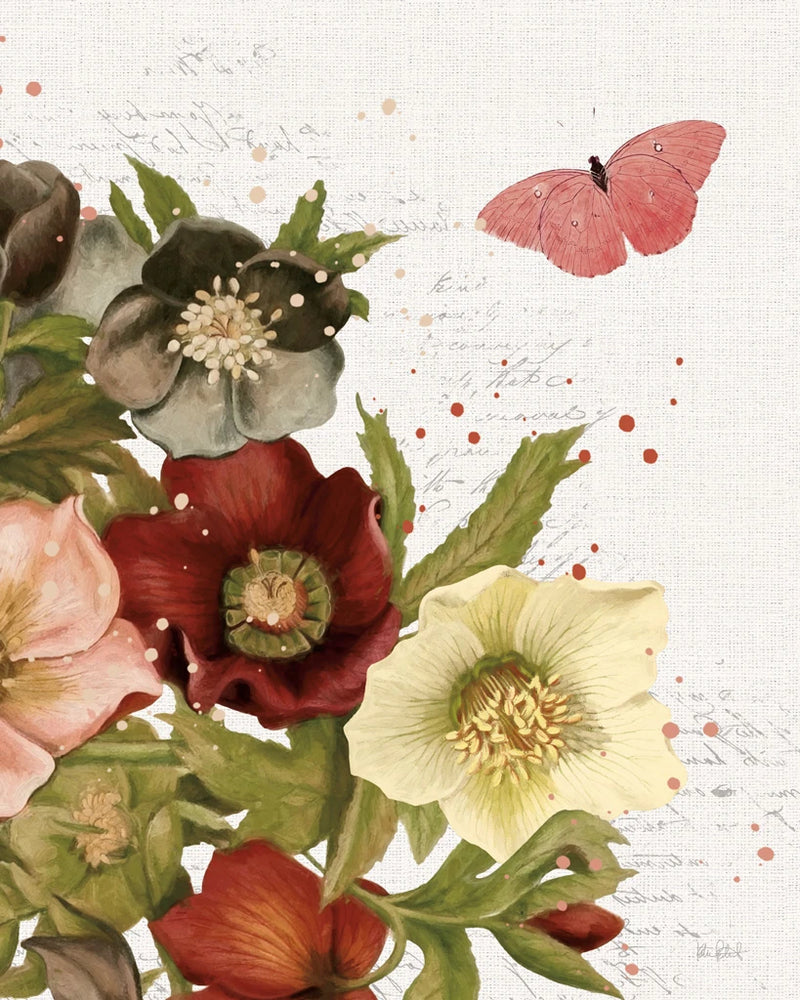 Vintage Petals III Crop by Katie Pertiet