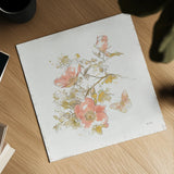 Watery Blooms IV by Katie Pertiet. Shown as a detailed flat fine art print, highlighting archival giclee quality. Available as an archival giclee rolled canvas, fine art paper, or poster print. SKU 33451a.