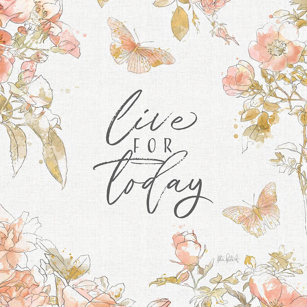 Watery Blooms IX by Katie Pertiet. SKU 33456a. Archival Giclee Fine art print for wall decor.