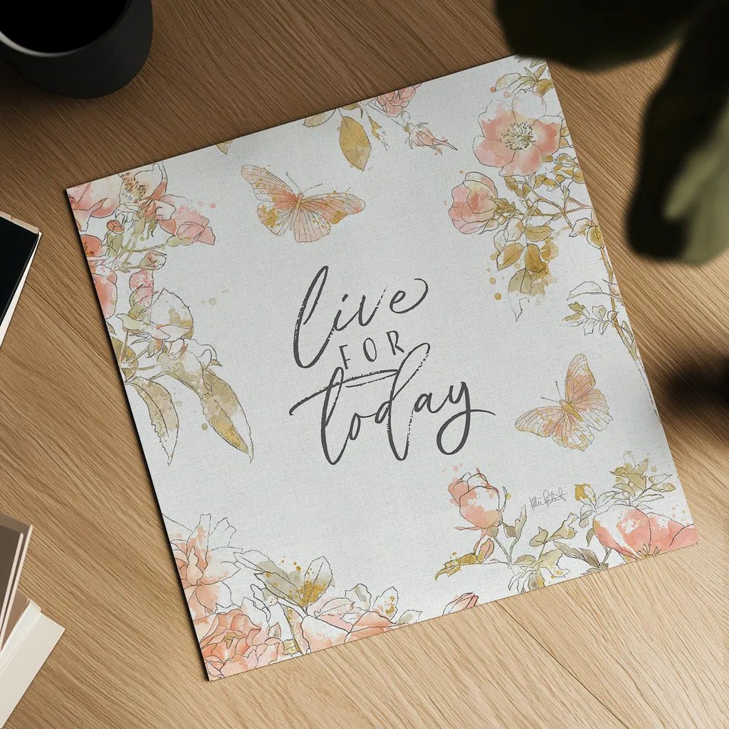 Watery Blooms IX by Katie Pertiet. Shown as a detailed flat fine art print, highlighting archival giclee quality. Available as an archival giclee rolled canvas, fine art paper, or poster print. SKU 33456a.