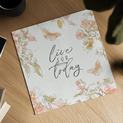 Watery Blooms IX by Katie Pertiet. Shown as a detailed flat fine art print, highlighting archival giclee quality. Available as an archival giclee rolled canvas, fine art paper, or poster print. SKU 33456a.