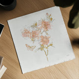 Watery Blooms VII by Katie Pertiet. Shown as a detailed flat fine art print, highlighting archival giclee quality. Available as an archival giclee rolled canvas, fine art paper, or poster print. SKU 33454a.