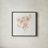 Watery Blooms VII by Katie Pertiet. Shown in a sleek black glass frame for a contemporary gallery look. Available as an archival giclee rolled canvas, fine art paper, or poster print. SKU 33454a.