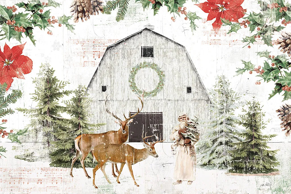Wooded Holiday I by Katie Pertiet. SKU 52255i. Archival Giclee Fine art print for wall decor.
