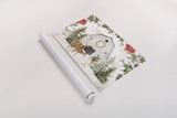 Wooded Holiday I by Katie Pertiet. shown as a rolled paper print. Available as archival giclee rolled canvas, fine art paper, or poster print. SKU 52255i.