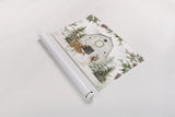 Wooded Holiday I No Poinsettias by Katie Pertiet. shown as a rolled paper print. Available as archival giclee rolled canvas, fine art paper, or poster print. SKU 65651i.