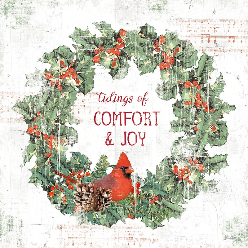 Wooded Holiday IV by Katie Pertiet. SKU 52258a. Archival Giclee Fine art print for wall decor.
