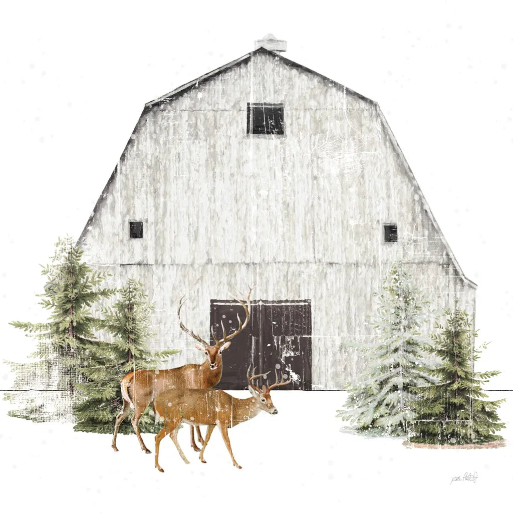 Wooded Holiday VI by Katie Pertiet. SKU 52864a. Archival Giclee Fine art print for wall decor.
