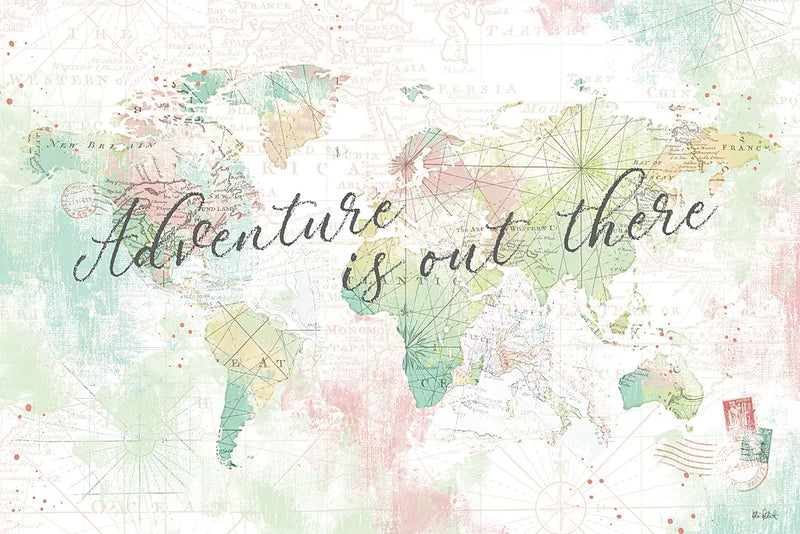 World Adventure I by Katie Pertiet. SKU 44704i. Archival Giclee Fine art print for wall decor.