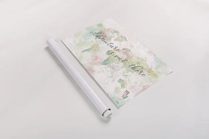 World Adventure I by Katie Pertiet. shown as a rolled paper print. Available as archival giclee rolled canvas, fine art paper, or poster print. SKU 44704i.