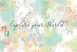 World Adventure II by Katie Pertiet. SKU 44705i. Archival Giclee Fine art print for wall decor.