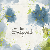 You Shine I Blue Be Inspired by Katie Pertiet. SKU 30397a. Archival Giclee Fine art print for wall decor.