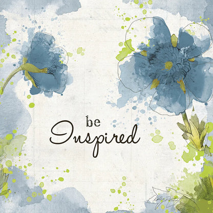 You Shine I Blue Be Inspired by Katie Pertiet. SKU 30397a. Archival Giclee Fine art print for wall decor.