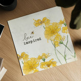You Shine II Bee Inspired by Katie Pertiet. Shown as a detailed flat fine art print, highlighting archival giclee quality. Available as an archival giclee rolled canvas, fine art paper, or poster print. SKU 82692a.