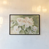 Afternoon Bouquet by Katrina Pete. shown as a paper print in a black flame. Available as a archival giclee rolled canvas, fine art paper, or poster print. SKU 87265i.