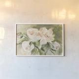 Afternoon Bouquet by Katrina Pete. shown as a paper print in a white frame. Available as a archival giclee rolled canvas, fine art paper, or poster print. SKU 87265i.