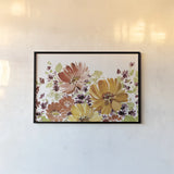 Autumn Joy I by Katrina Pete. shown as a paper print in a black flame. Available as a archival giclee rolled canvas, fine art paper, or poster print. SKU 91181i.