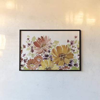 Autumn Joy I by Katrina Pete. shown as a paper print in a black flame. Available as a archival giclee rolled canvas, fine art paper, or poster print. SKU 91181i.