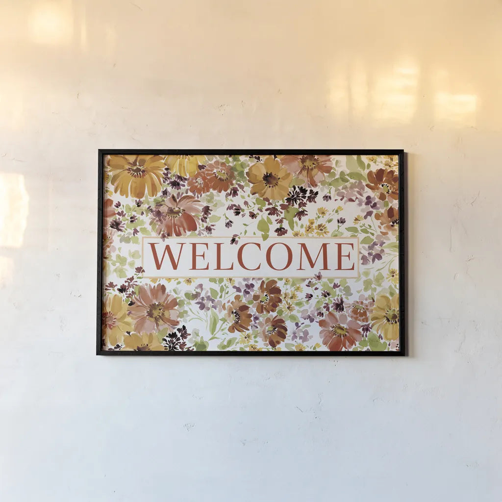 Autumn Joy II by Katrina Pete. shown as a paper print in a black flame. Available as a archival giclee rolled canvas, fine art paper, or poster print. SKU 91182i.