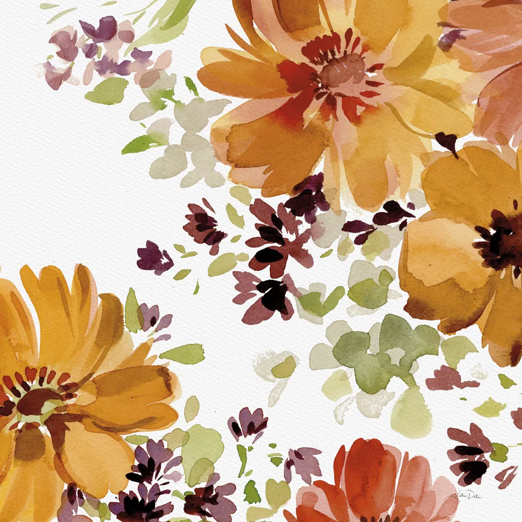 Autumn Joy VI by Katrina Pete. SKU 91186a. Archival Giclee Fine art print for wall decor.