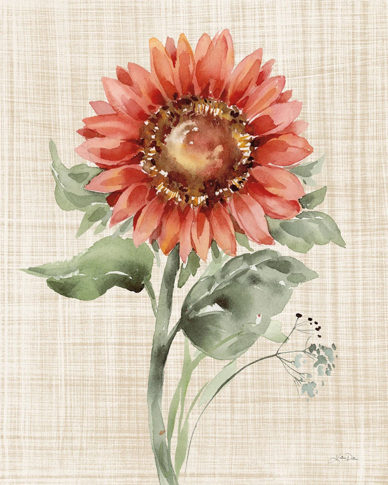 Autumn Ramble II Linen by Katrina Pete