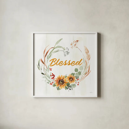 Autumn Ramble IV by Katrina Pete. Shown in a crisp white glass frame for a clean and minimalist style. Available as an archival giclee rolled canvas, fine art paper, or poster print. SKU 78915a.