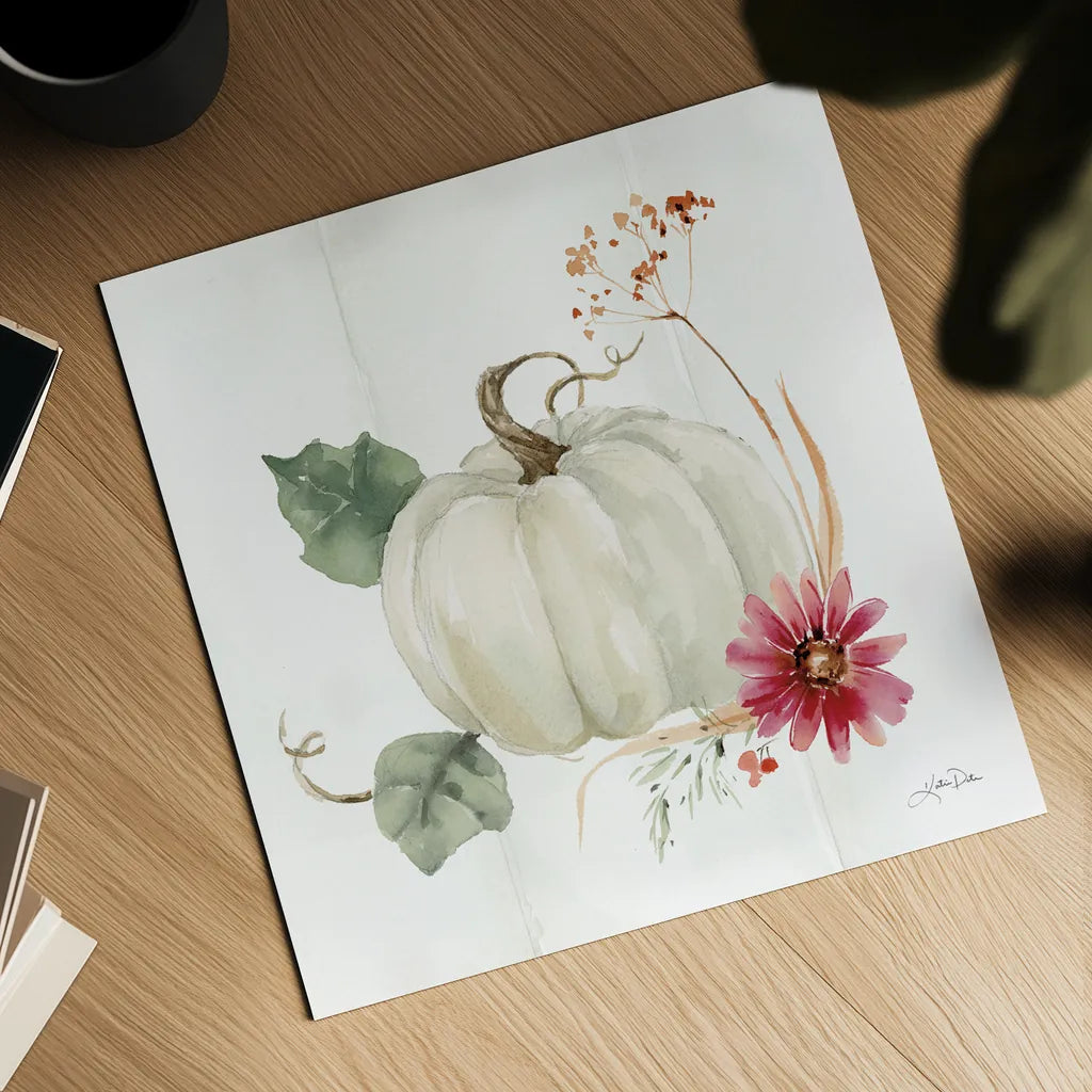 Autumn Ramble IX by Katrina Pete. Shown as a detailed flat fine art print, highlighting archival giclee quality. Available as an archival giclee rolled canvas, fine art paper, or poster print. SKU 78920a.