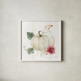 Autumn Ramble IX by Katrina Pete. Shown in a crisp white glass frame for a clean and minimalist style. Available as an archival giclee rolled canvas, fine art paper, or poster print. SKU 78920a.
