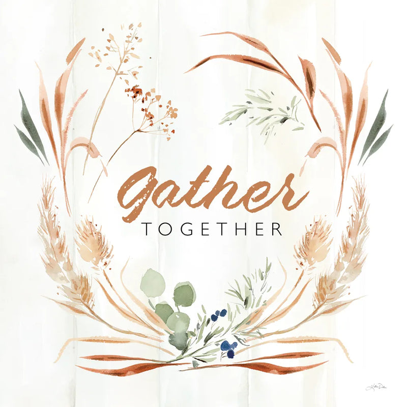 Autumn Ramble V Together by Katrina Pete. SKU 80420a. Archival Giclee Fine art print for wall decor.