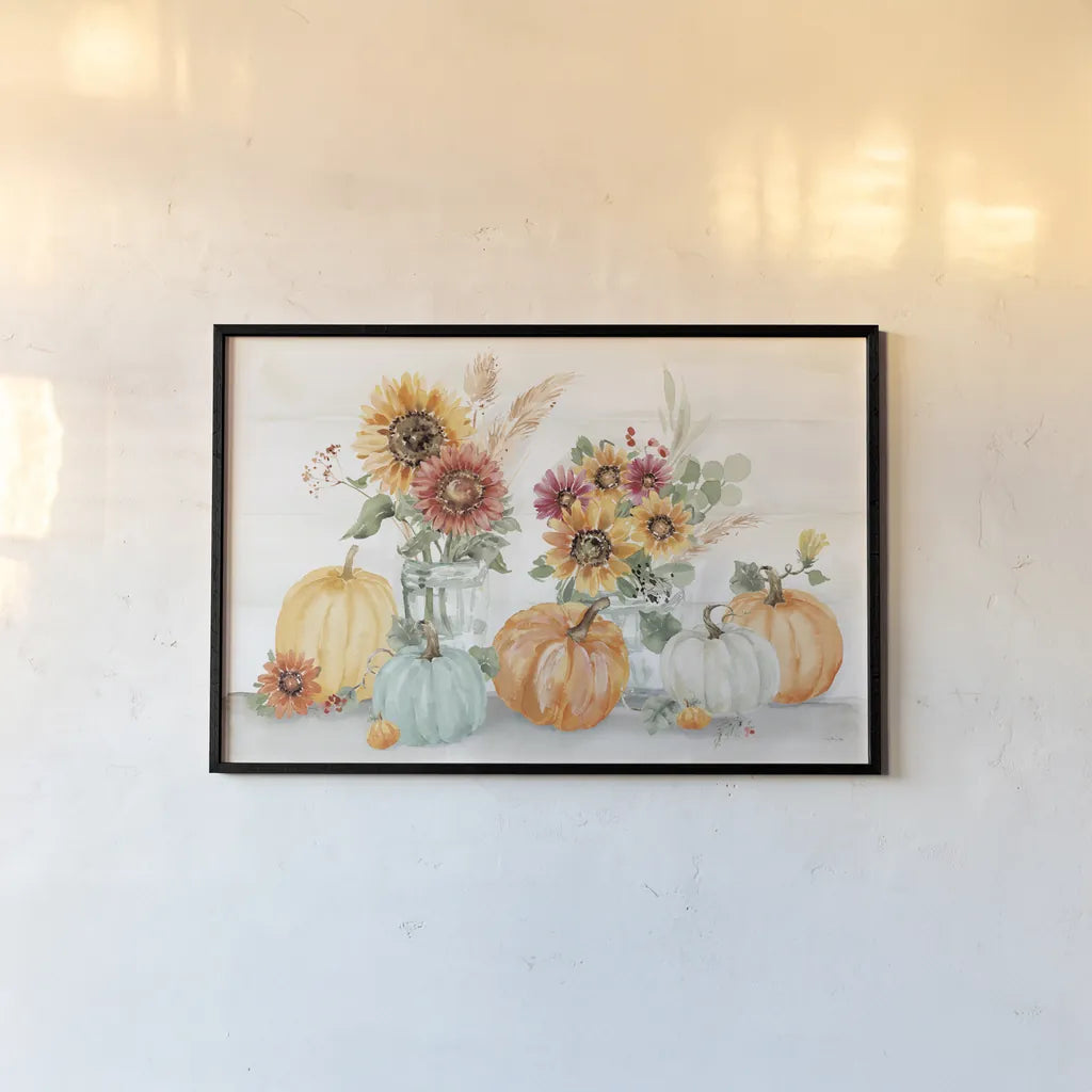 Autumn Ramble VI by Katrina Pete. shown as a paper print in a black flame. Available as a archival giclee rolled canvas, fine art paper, or poster print. SKU 78917i.