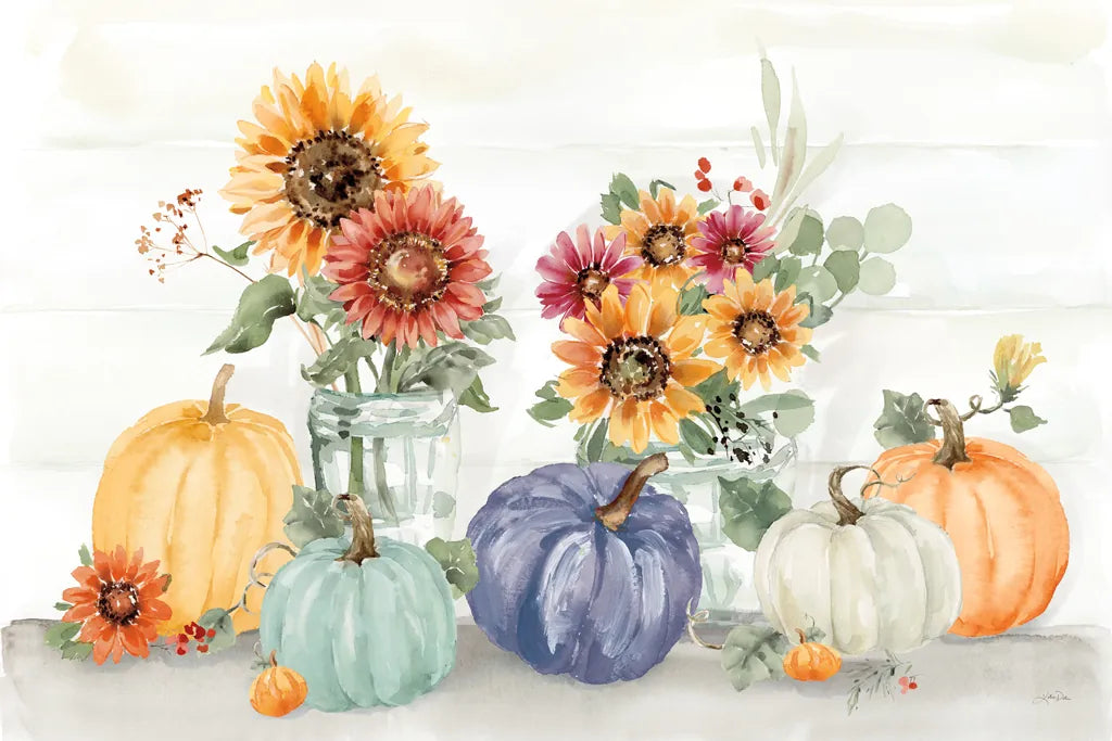 Autumn Ramble VI Navy by Katrina Pete. SKU 80421i. Archival Giclee Fine art print for wall decor.